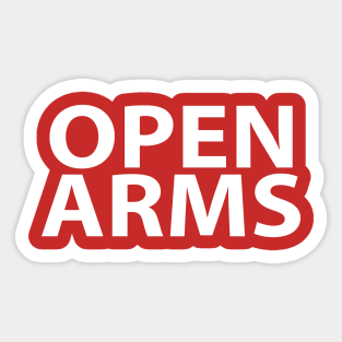 Open Arms 1 Sticker